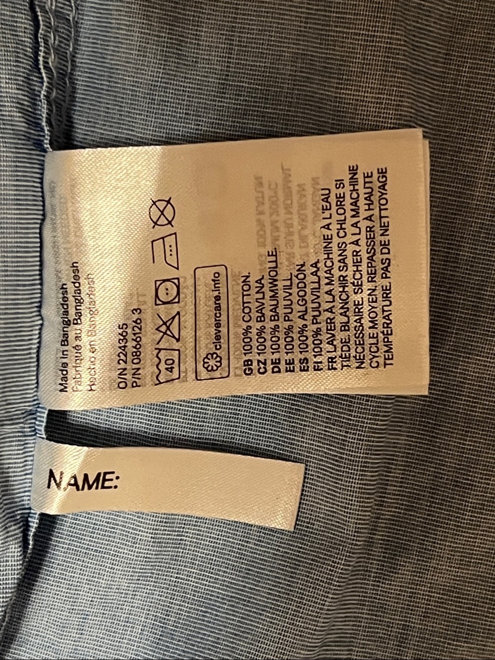 H&M Boys Oxford Dress Shirt - Picture 5 of 8